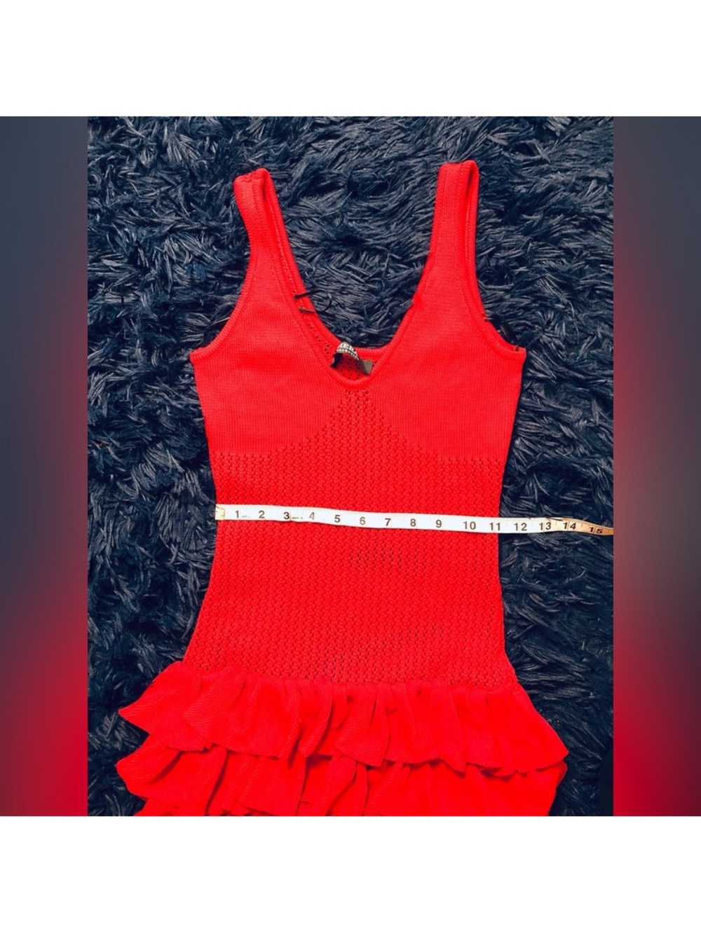 Hera Collection Crochet Ruffle Dress - Picture 12 of 14